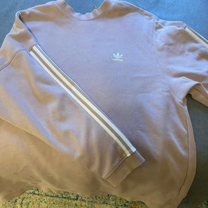 Pink Adidas Crewneck Sweatshirt